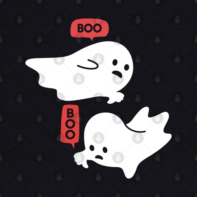 Disapproving Ghosts Boo by iconicole